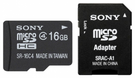   Sony  SR16A4   Micro SD 16GB+ 