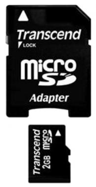   Transcend  TS2GUSD + adapter microSD 2Gb Flash-