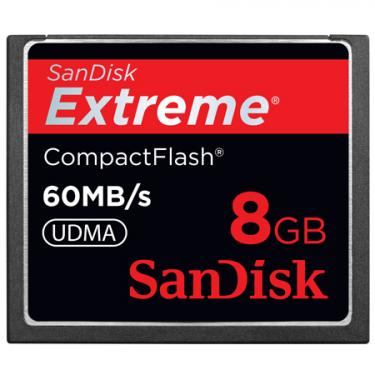   Sandisk  Extreme CompactFlash 60MB/s   microSD 8GB